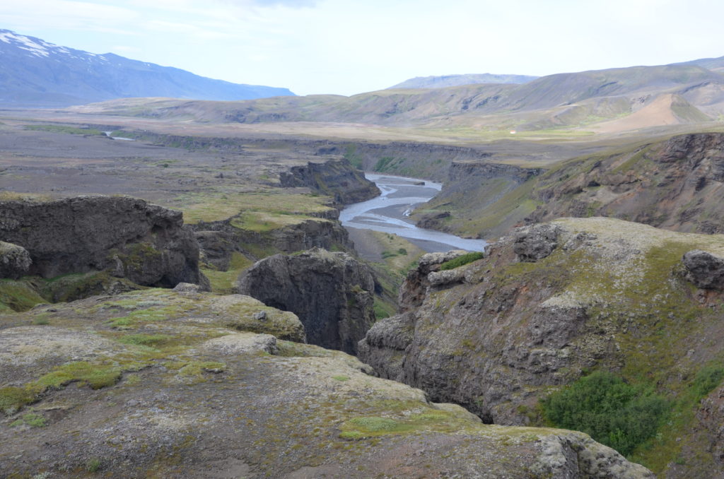 trek z Detifoss do Asbyrgi